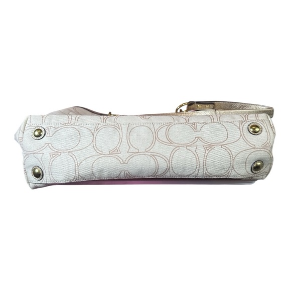 Coach Penelope Signature Metallic Carryall F19231 EUC - Picture 6 of 12